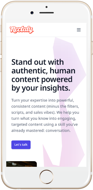 Mobile-first layouts