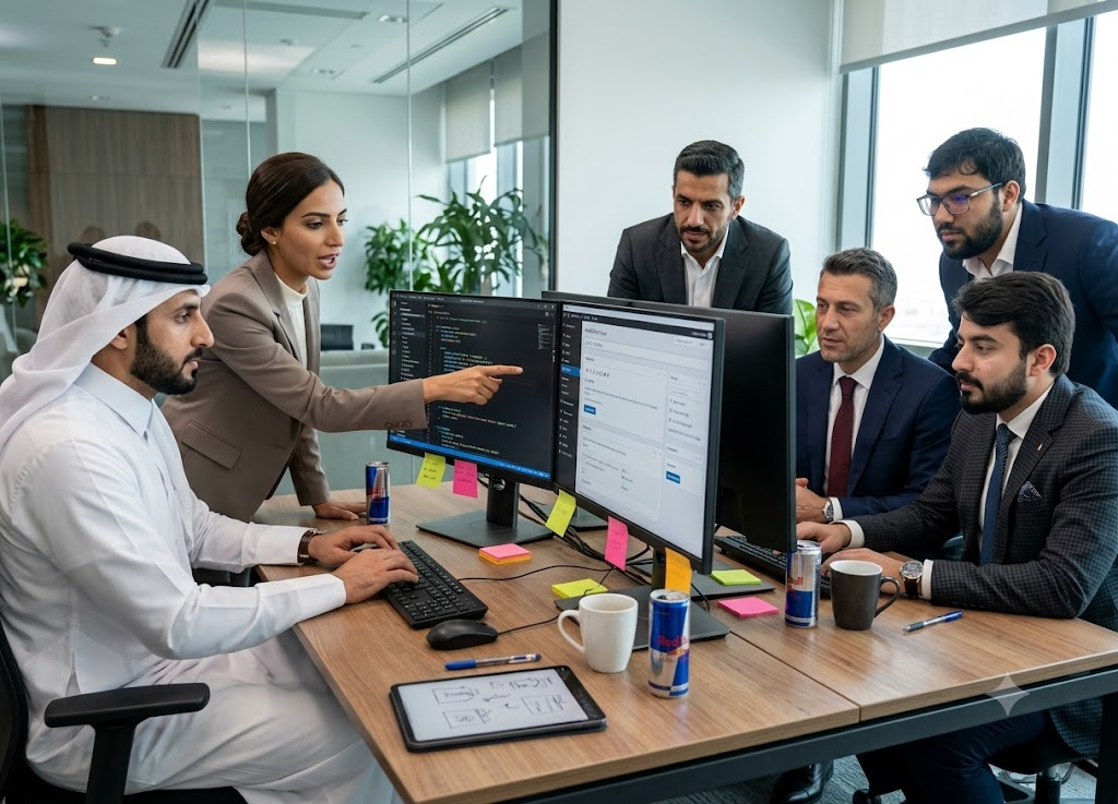 Saqrih design and development workflow